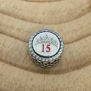 Pandora 15 Years Old exclusive Charm S925 Silver Jewelry